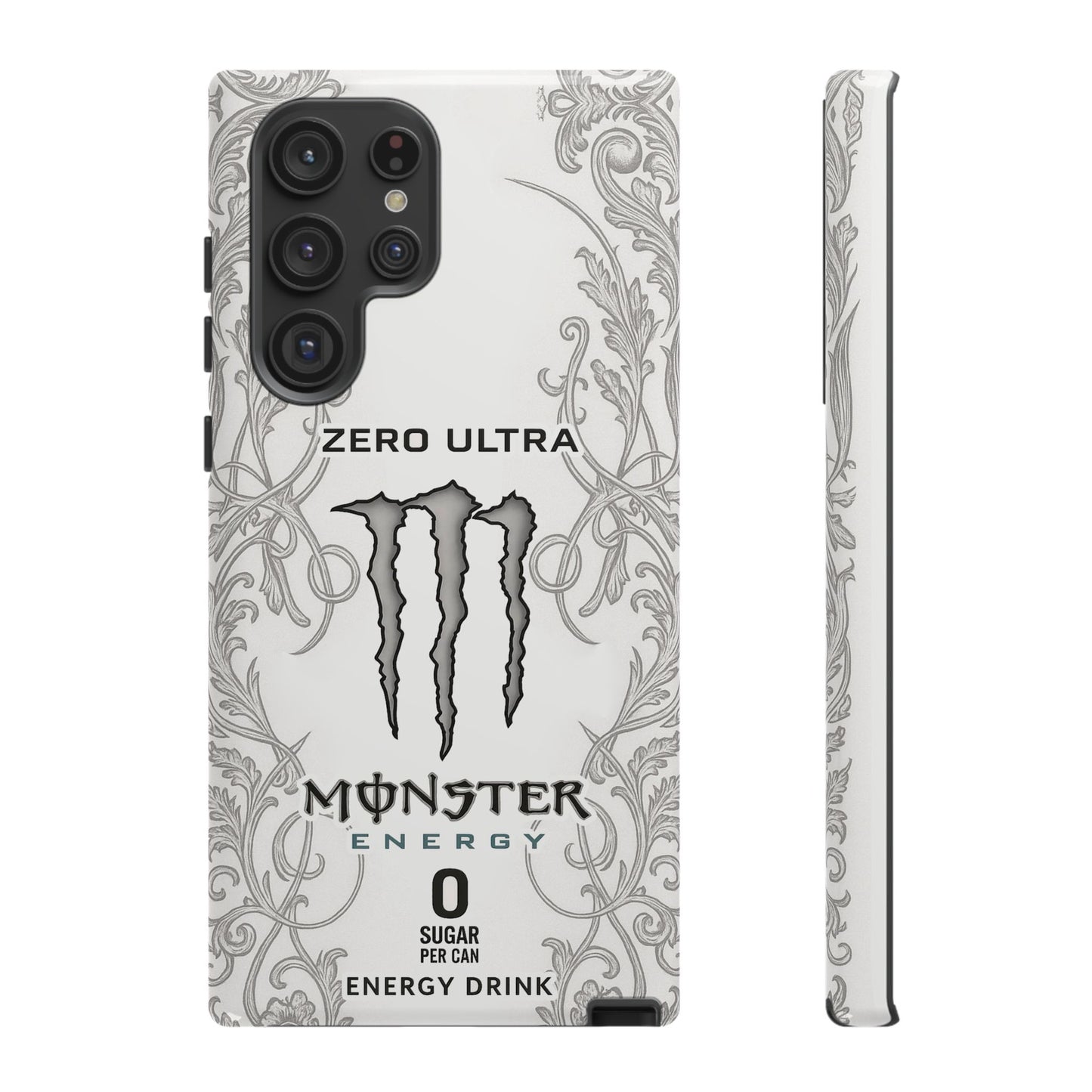Monster White Ultra Energy Phone Case – For Samsung Galaxy & Google Pixel