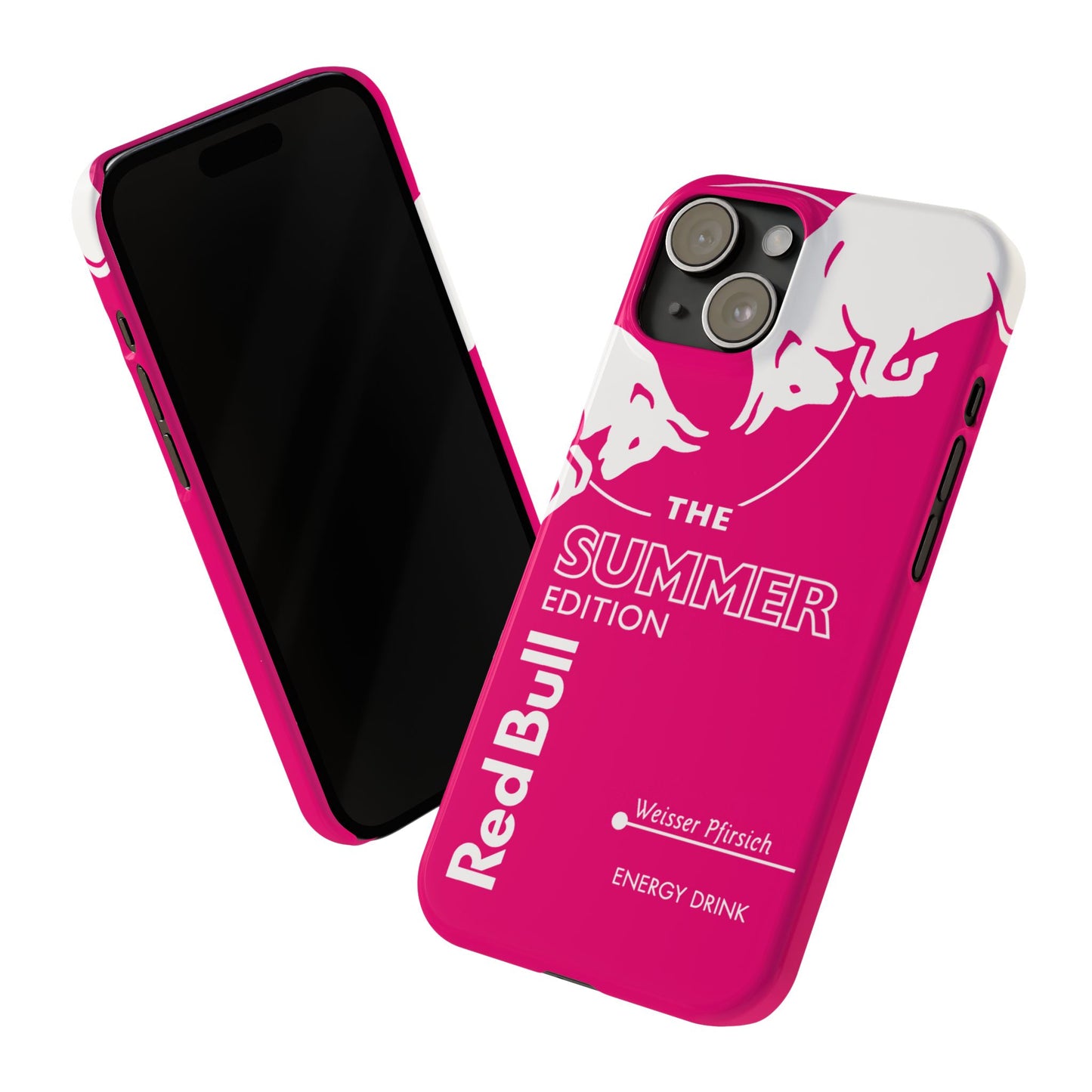Red Bull Energy Drink iPhone Case - Pink Summer Edition