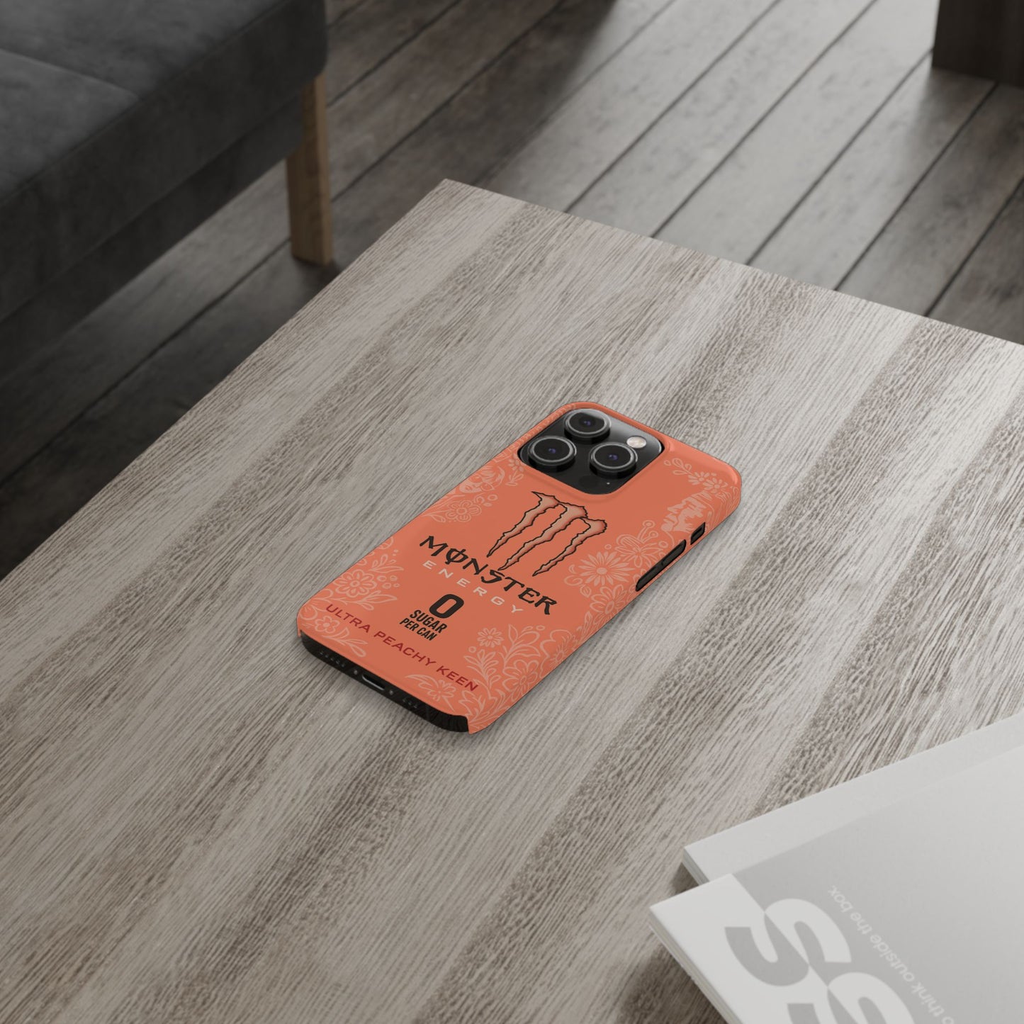Monster Energy Ultra Peachy Keen iPhone Case - Peach Energy Drink