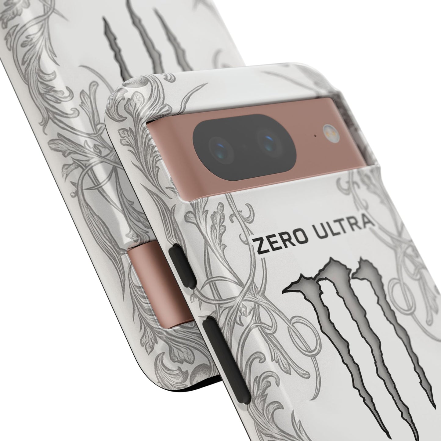 Monster White Ultra Energy Phone Case – For Samsung Galaxy & Google Pixel