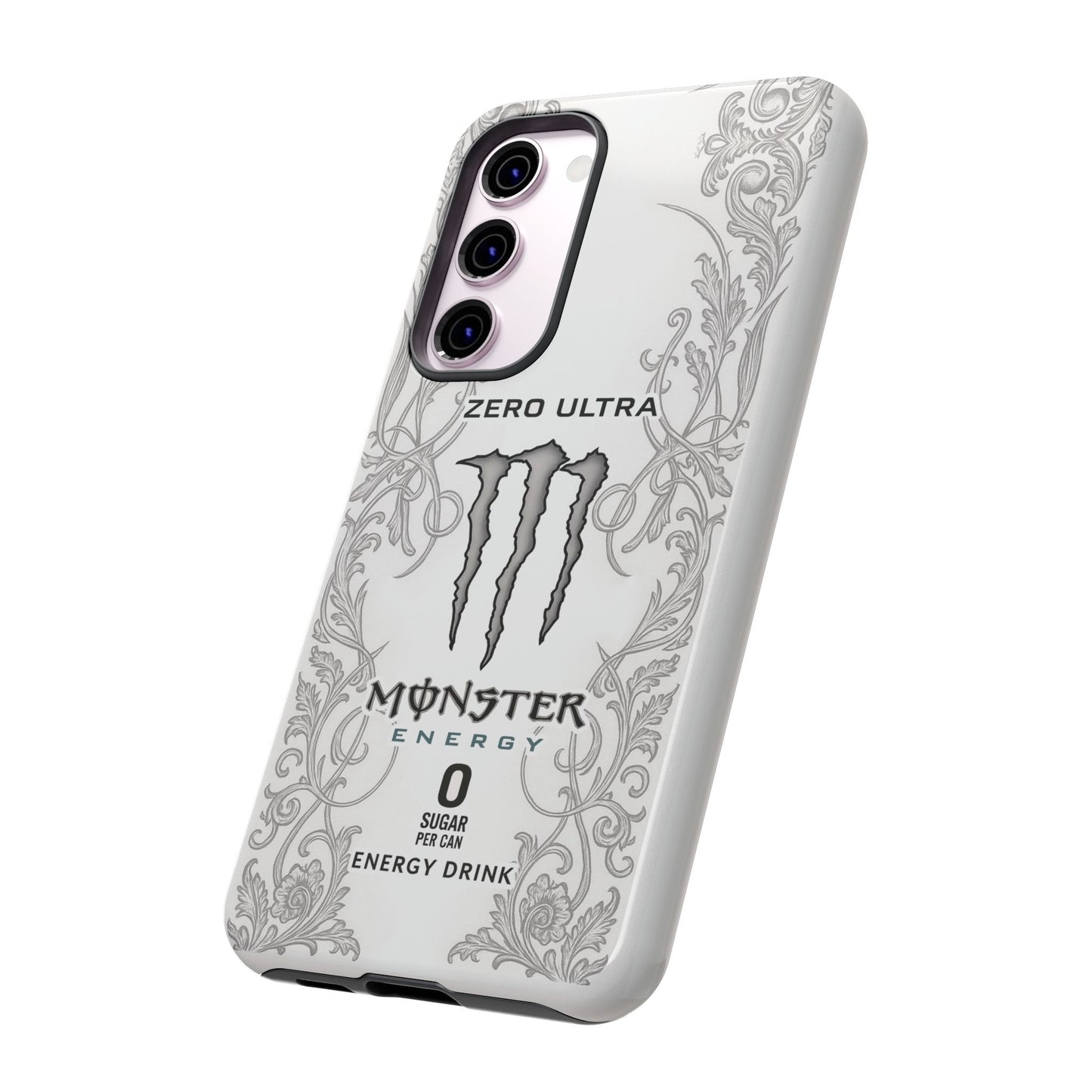 Monster White Ultra Energy Phone Case – For Samsung Galaxy & Google Pixel
