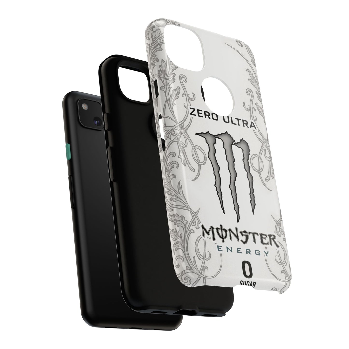 Monster White Ultra Energy Phone Case – For Samsung Galaxy & Google Pixel