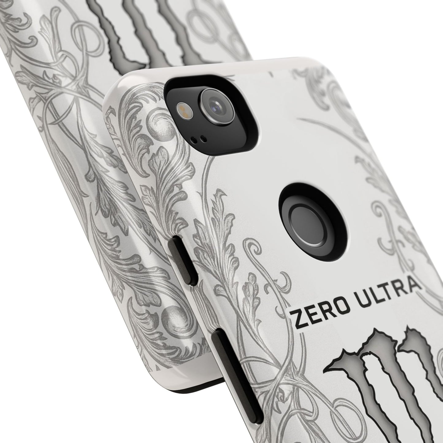 Monster White Ultra Energy Phone Case – For Samsung Galaxy & Google Pixel