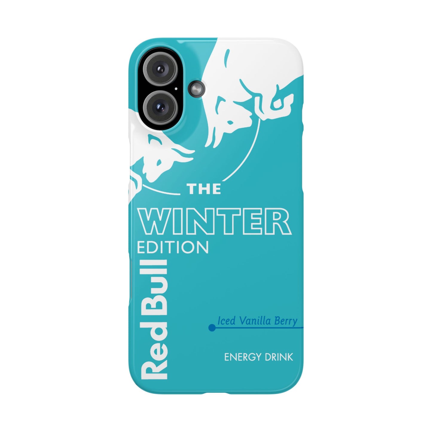 Red Bull Energy Drink iPhone Case - Winter Iced Vanilla Berry Edition