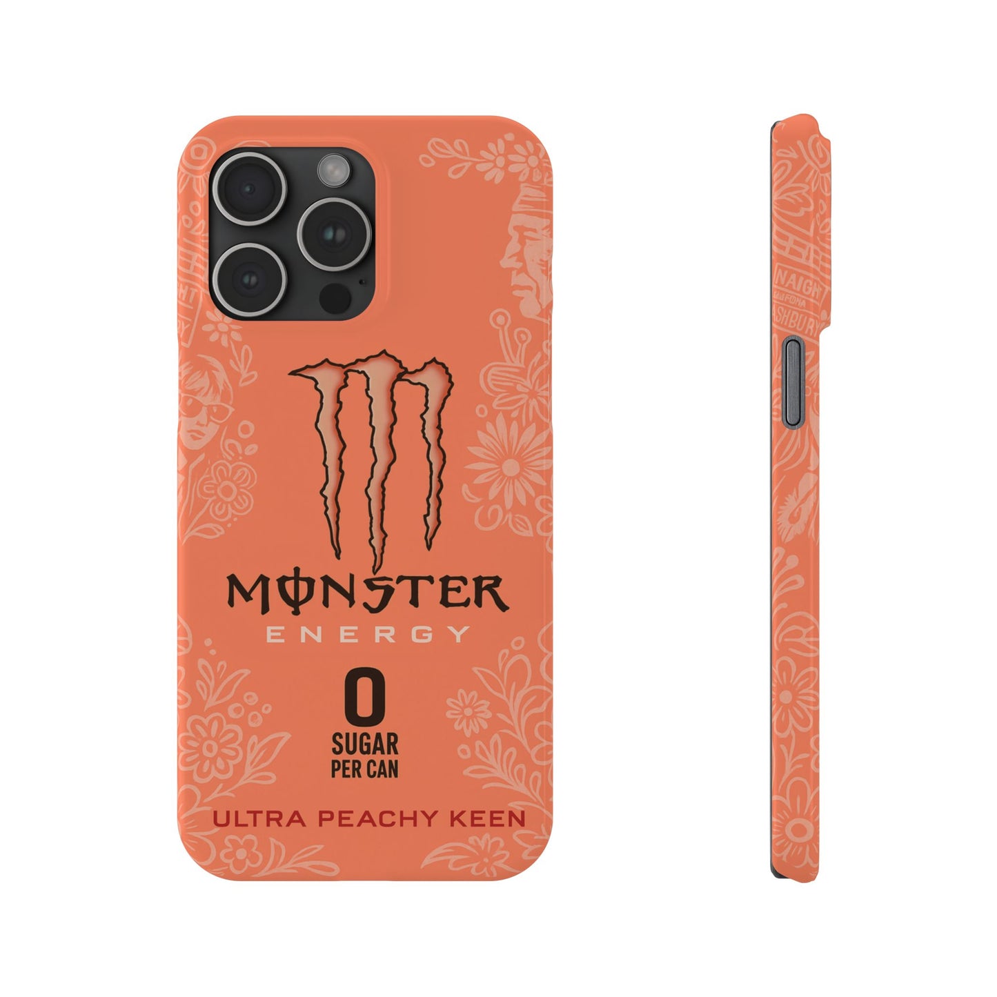 Monster Energy Ultra Peachy Keen iPhone Case - Peach Energy Drink