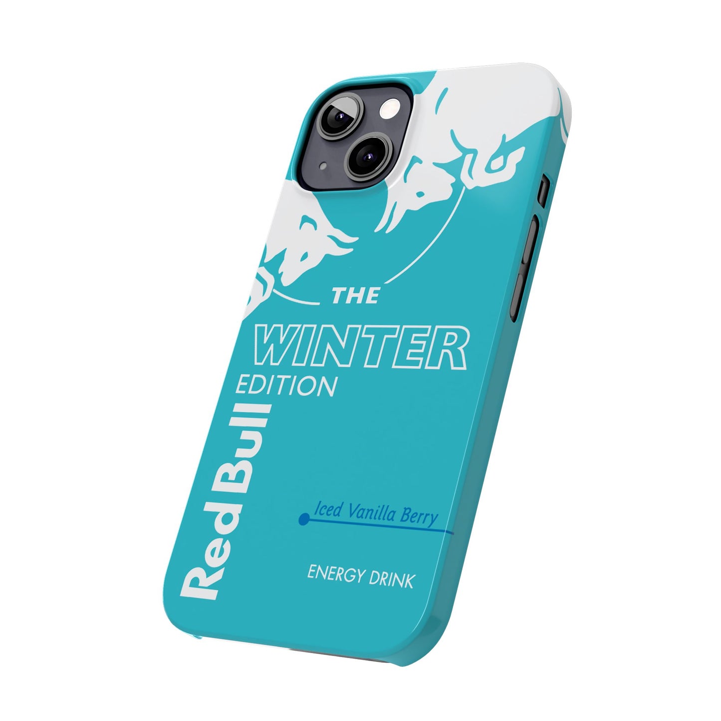 Red Bull Energy Drink iPhone Case - Winter Iced Vanilla Berry Edition