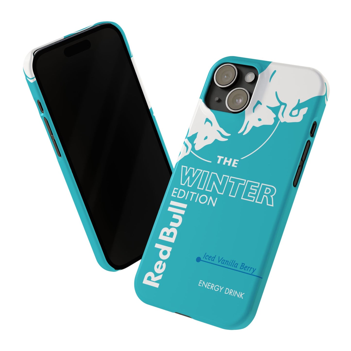Red Bull Energy Drink iPhone Case - Winter Iced Vanilla Berry Edition