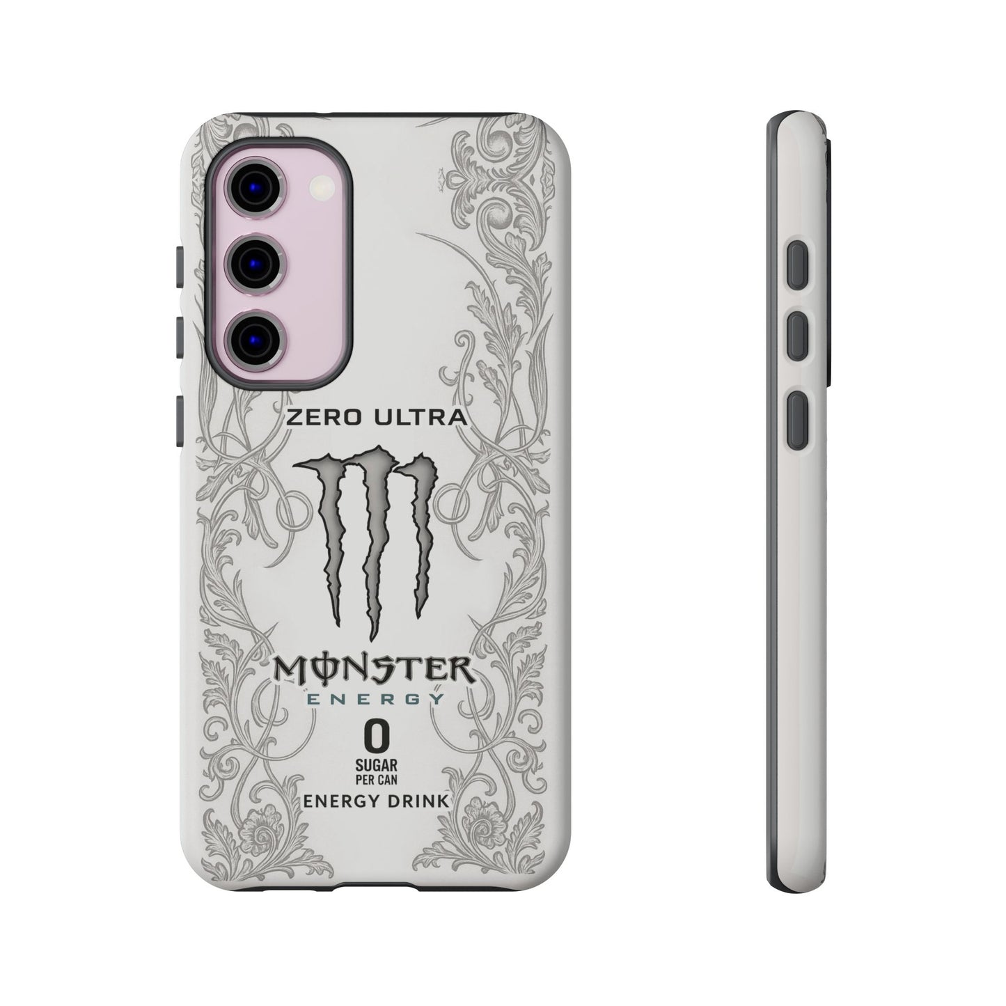 Monster White Ultra Energy Phone Case – For Samsung Galaxy & Google Pixel