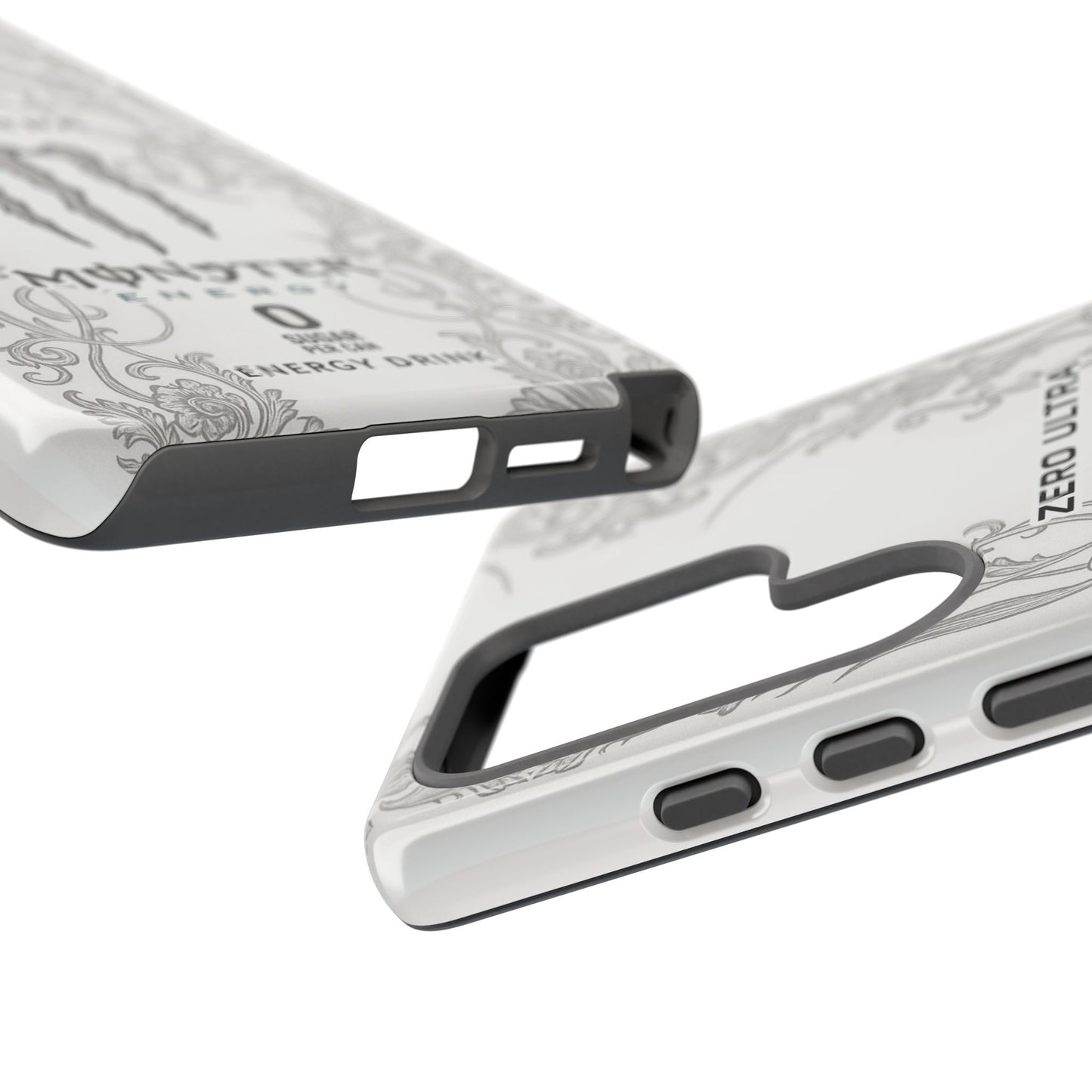 Monster White Ultra Energy Phone Case – For Samsung Galaxy & Google Pixel