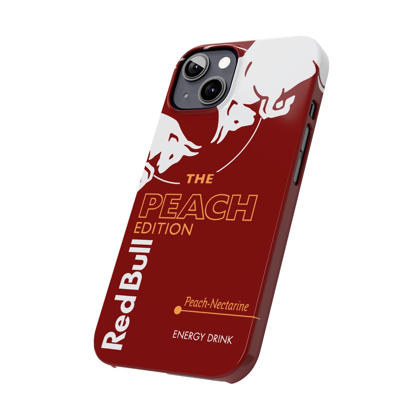Red Bull Energy Drink iPhone Case - Peach Edition
