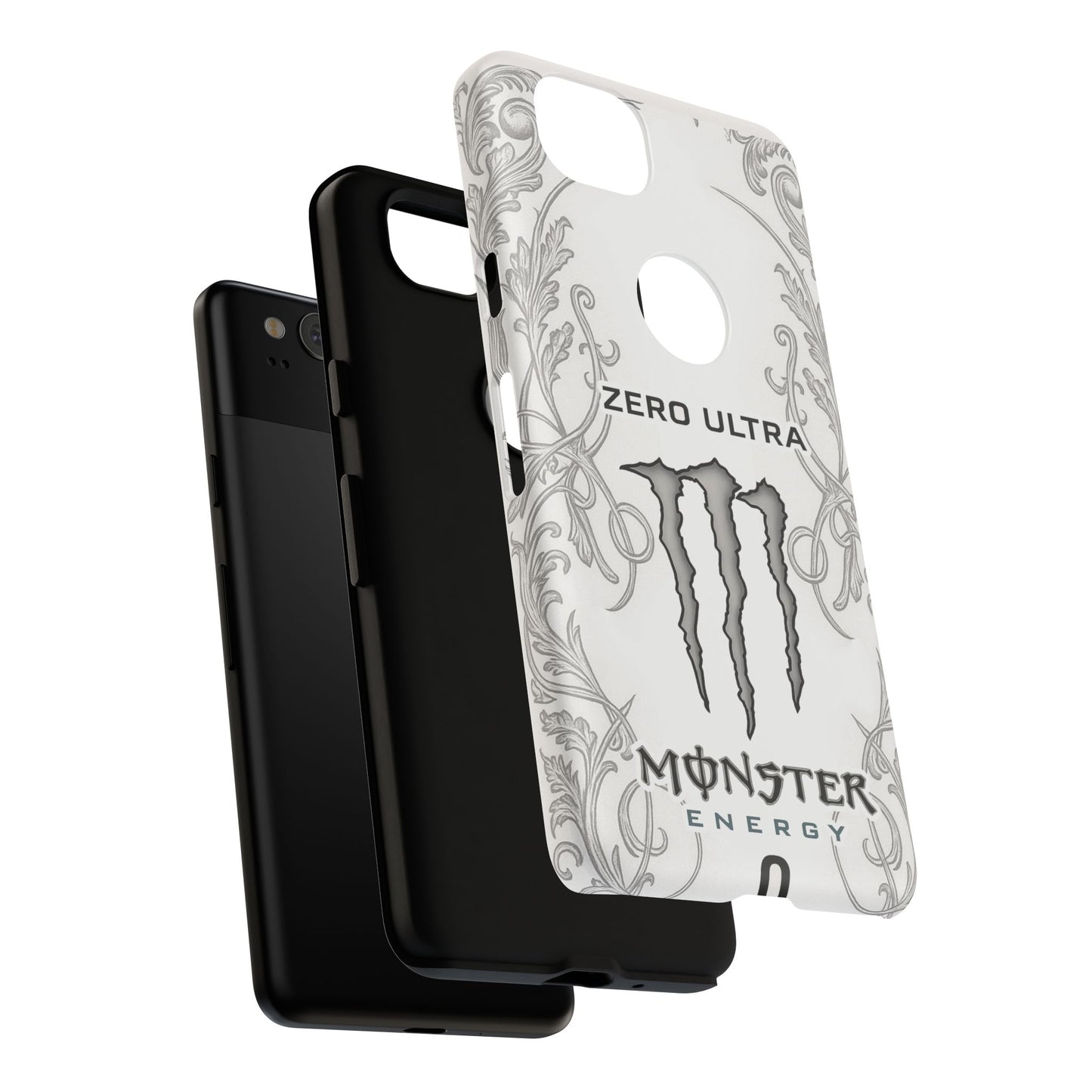 Monster White Ultra Energy Phone Case – For Samsung Galaxy & Google Pixel