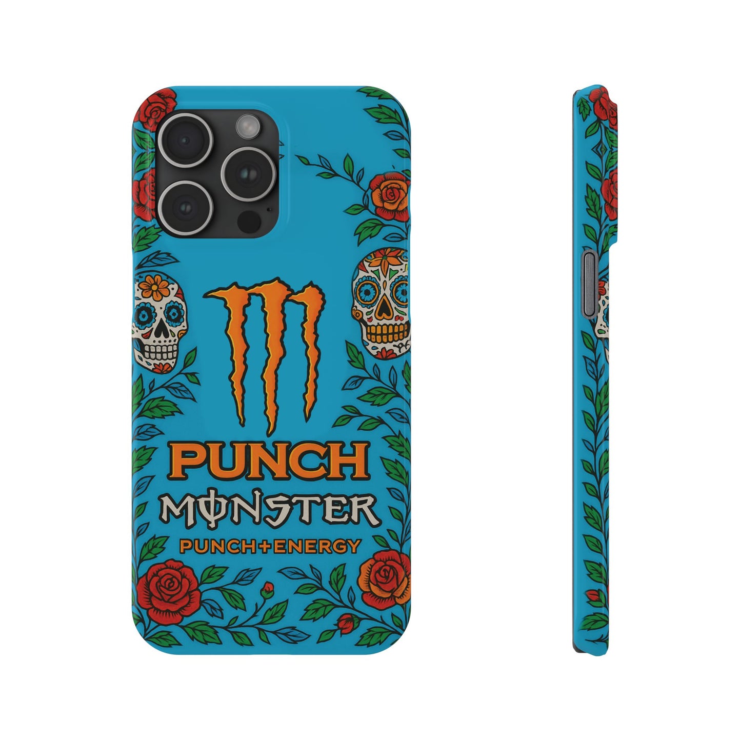 Monster Energy Mango Loco iPhone Case - Blue & Orange