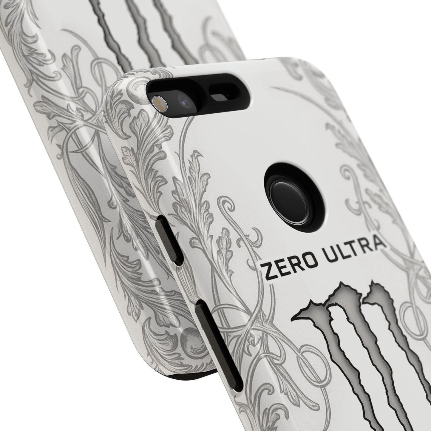 Monster White Ultra Energy Phone Case – For Samsung Galaxy & Google Pixel