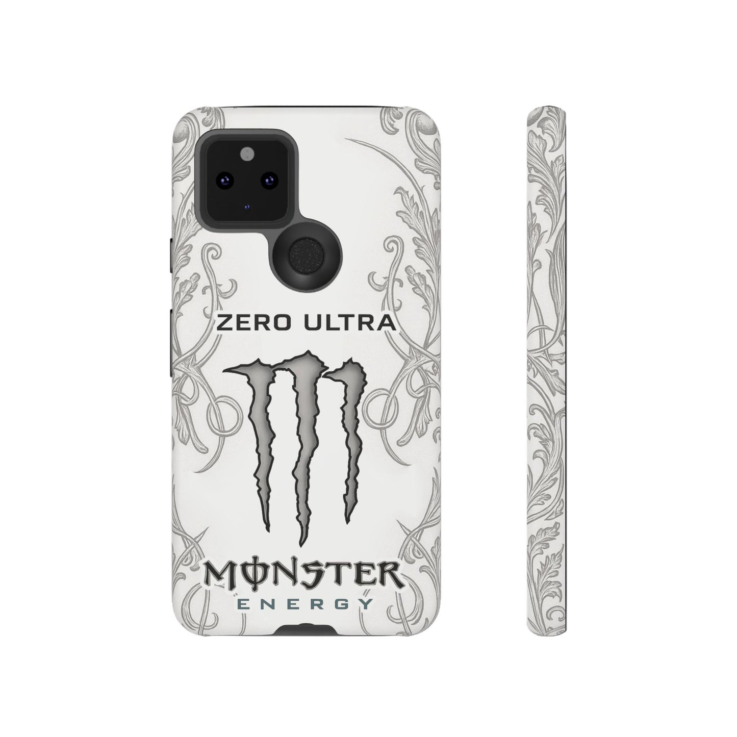Monster White Ultra Energy Phone Case – For Samsung Galaxy & Google Pixel