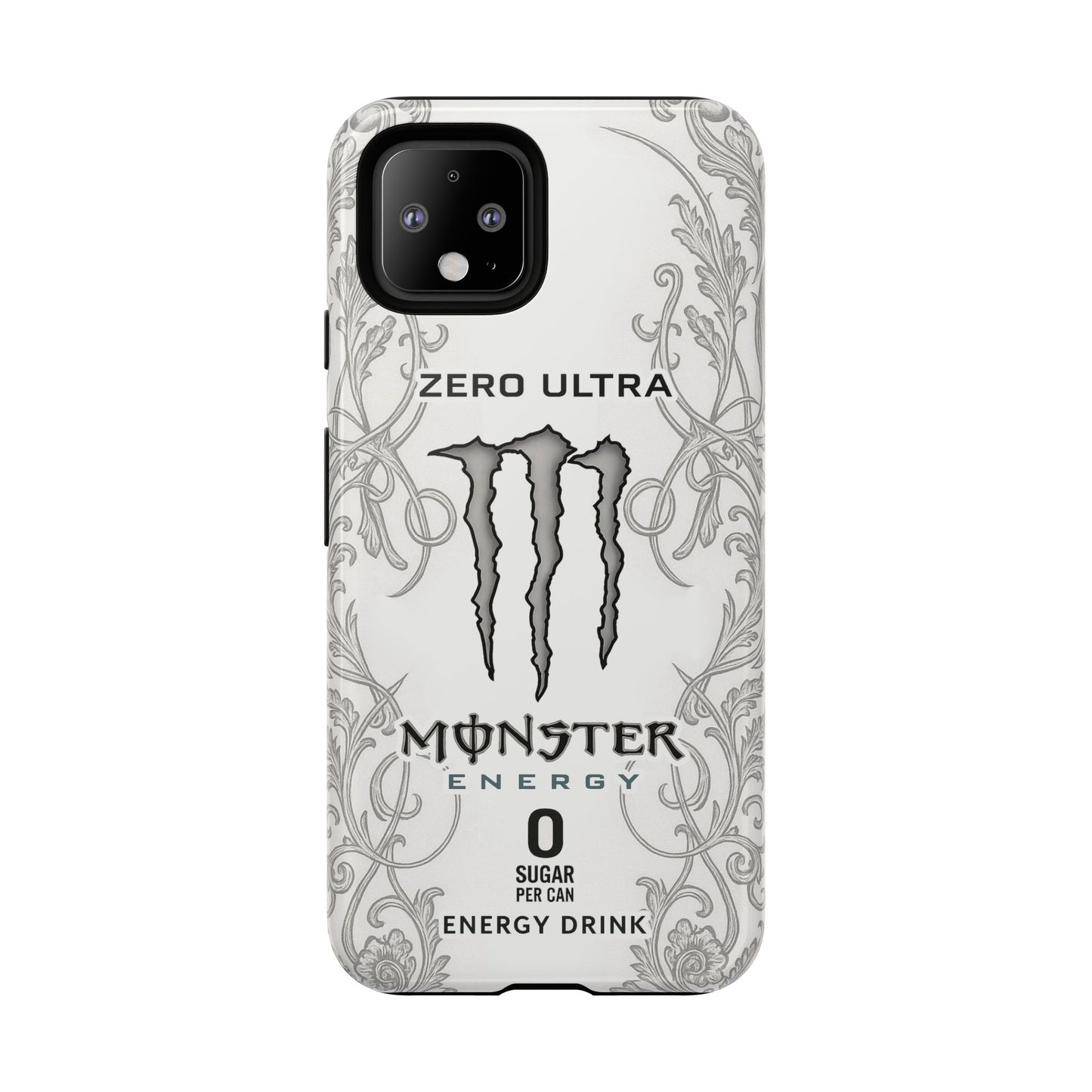 Monster White Ultra Energy Phone Case – For Samsung Galaxy & Google Pixel