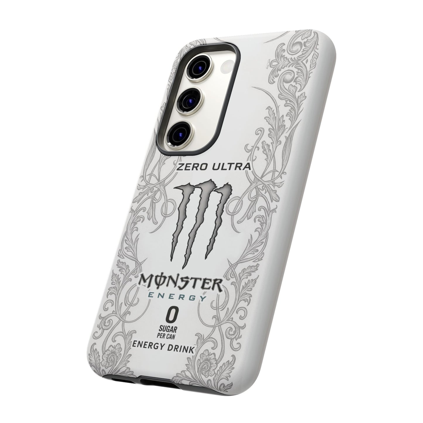 Monster White Ultra Energy Phone Case – For Samsung Galaxy & Google Pixel