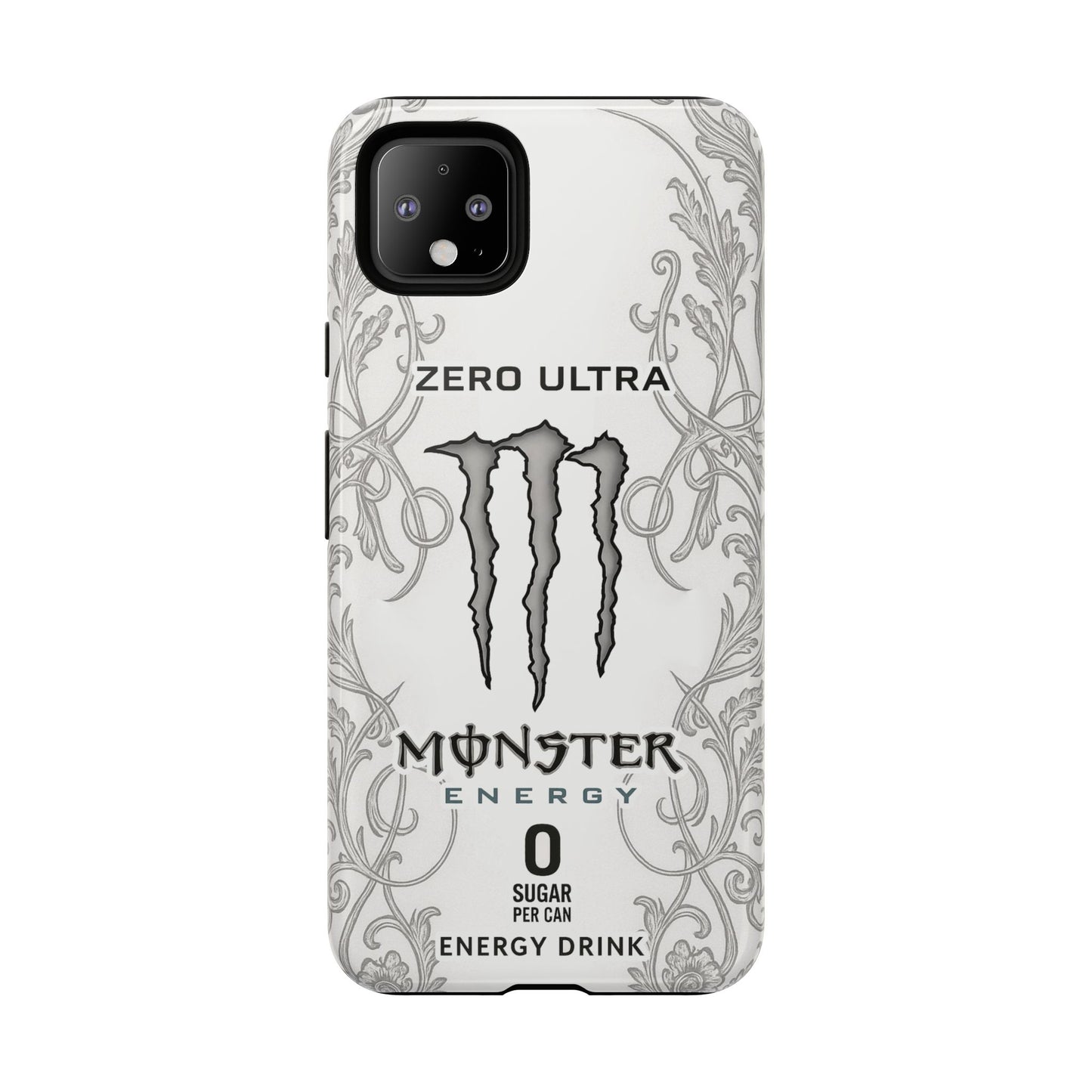 Monster White Ultra Energy Phone Case – For Samsung Galaxy & Google Pixel