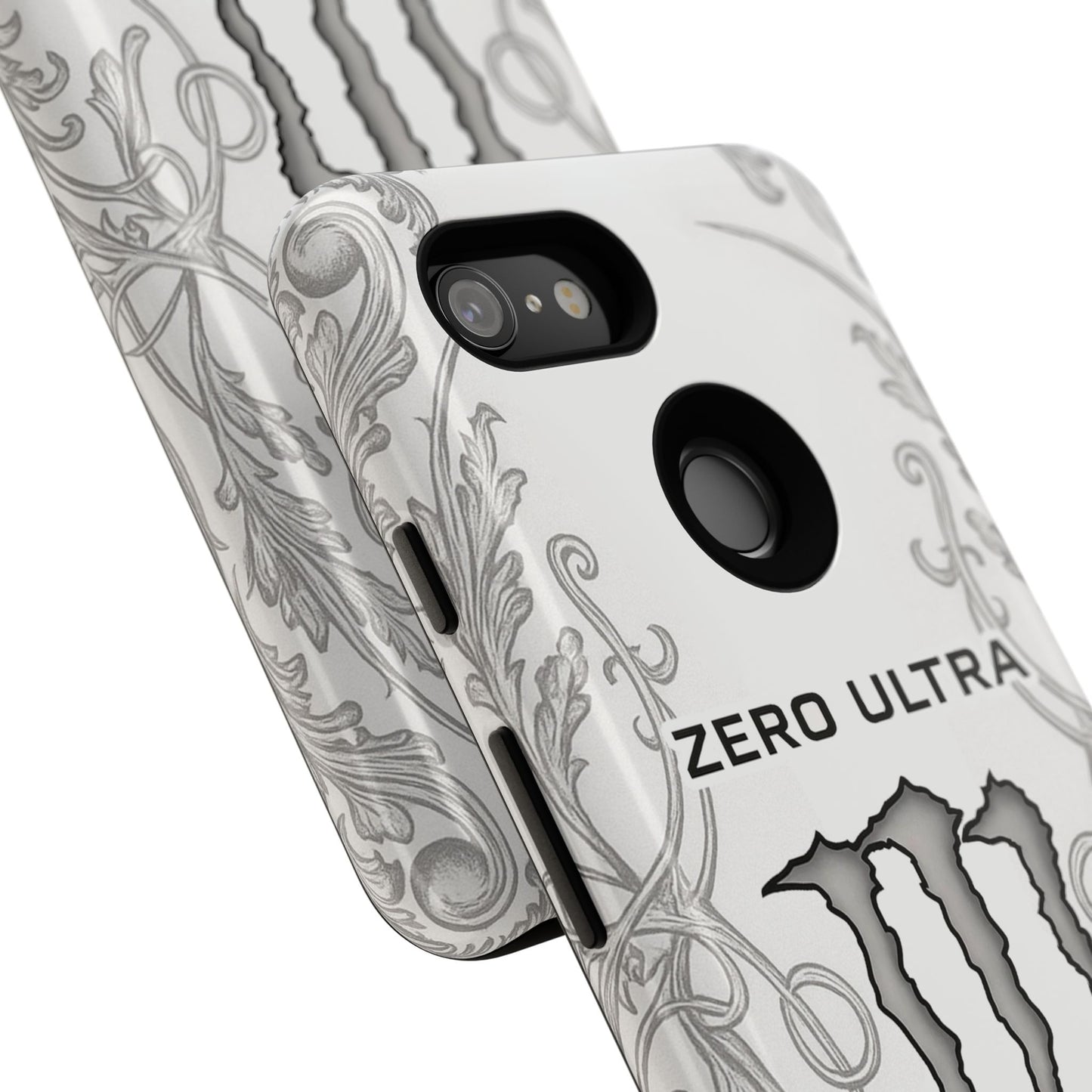 Monster White Ultra Energy Phone Case – For Samsung Galaxy & Google Pixel