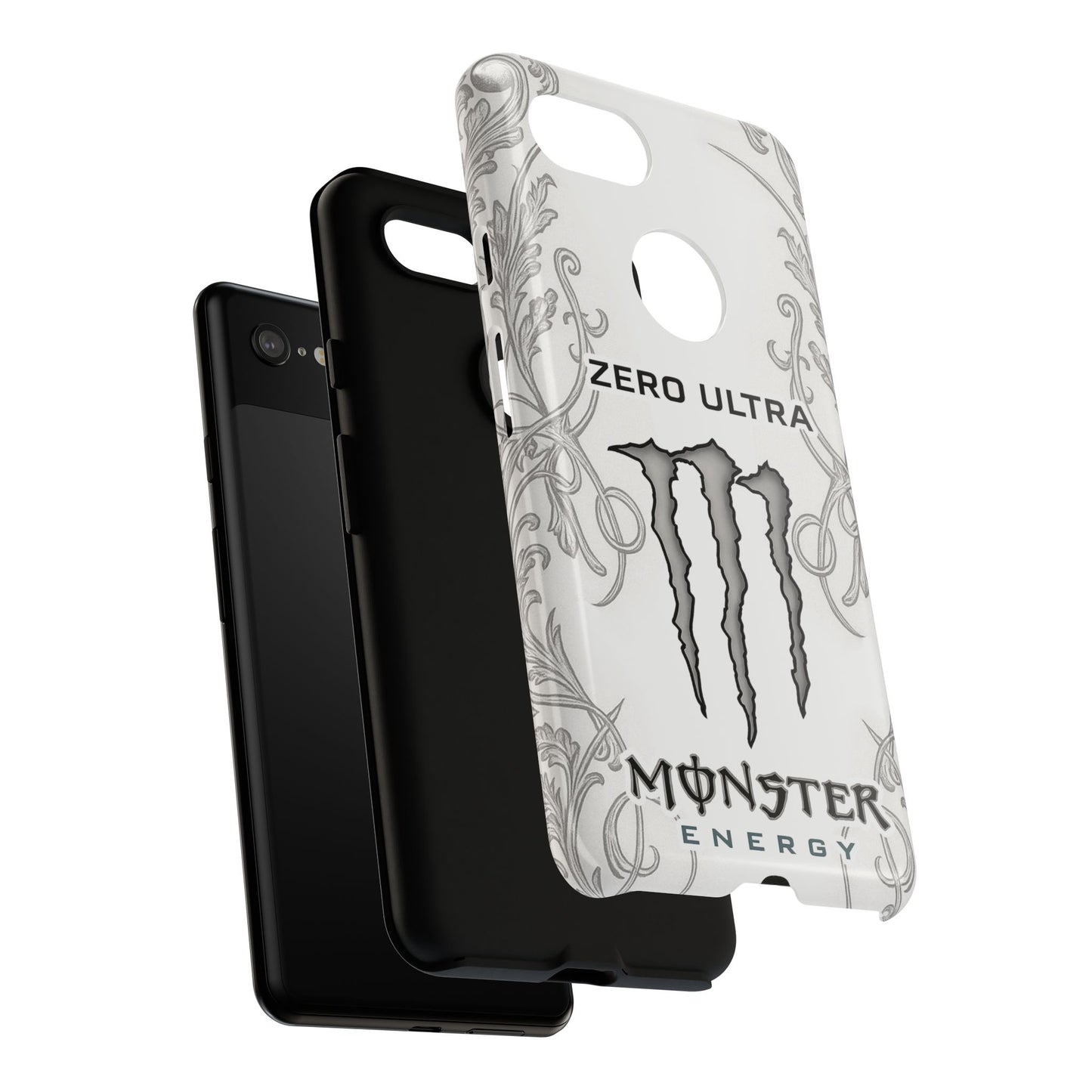 Monster White Ultra Energy Phone Case – For Samsung Galaxy & Google Pixel