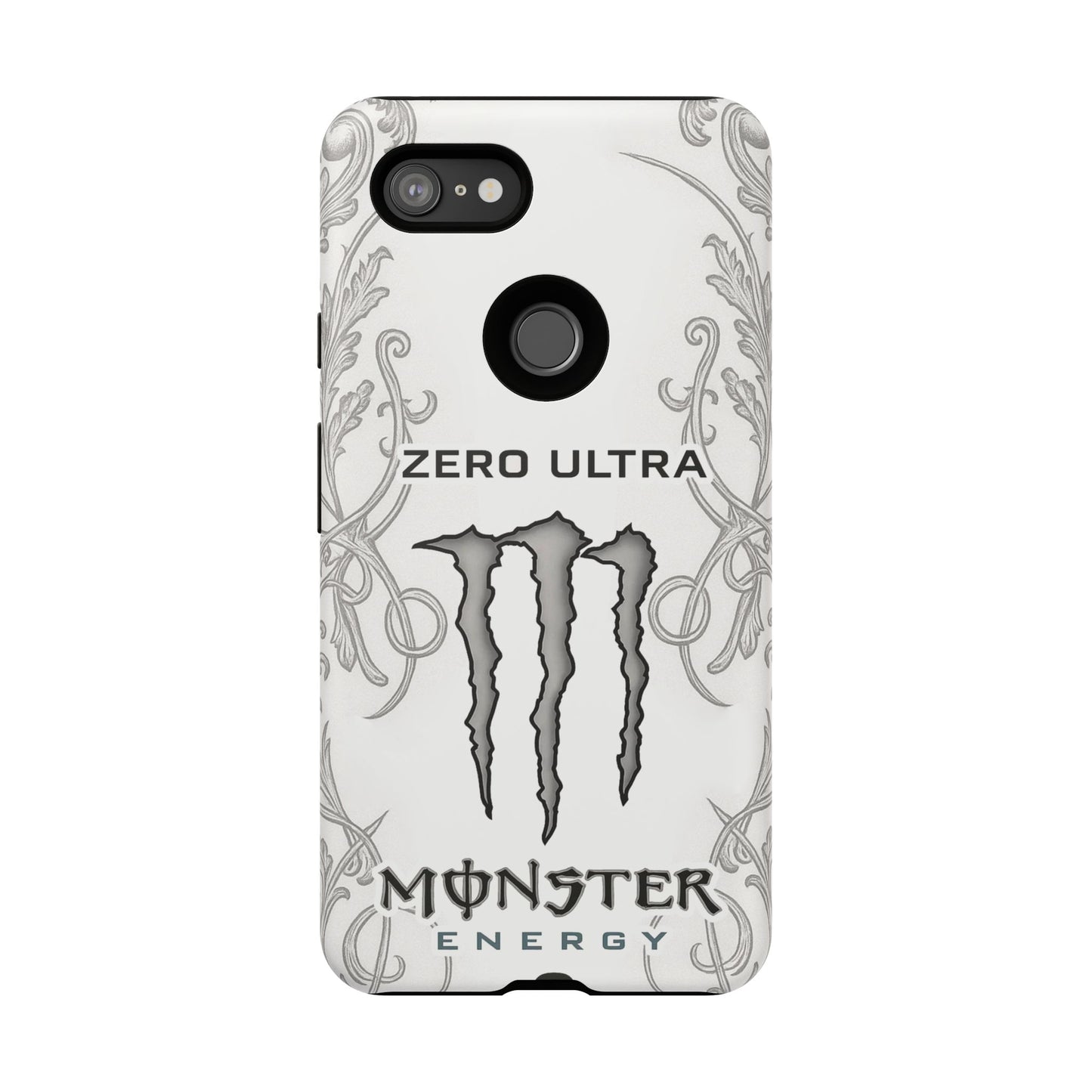 Monster White Ultra Energy Phone Case – For Samsung Galaxy & Google Pixel