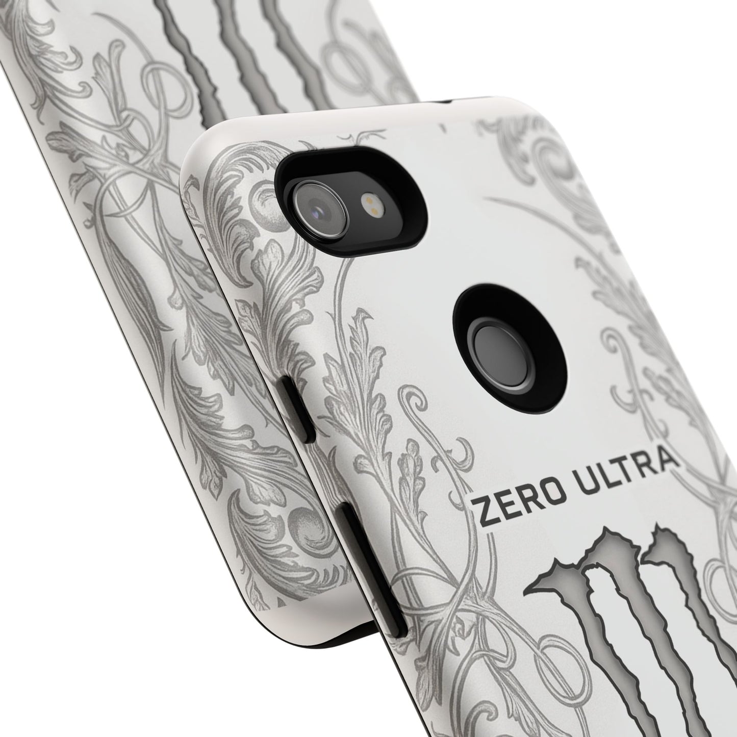 Monster White Ultra Energy Phone Case – For Samsung Galaxy & Google Pixel