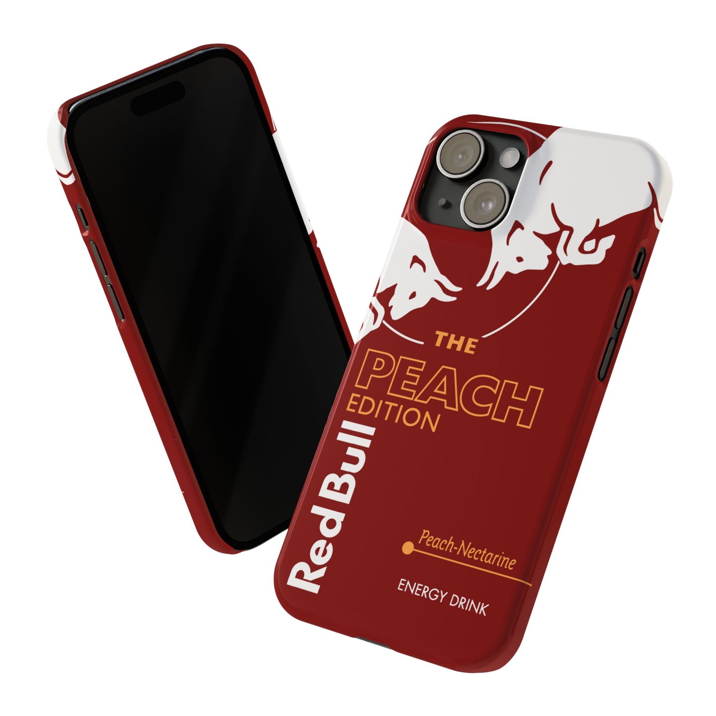 Red Bull Energy Drink iPhone Case - Peach Edition