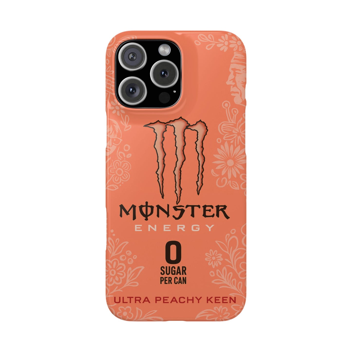 Monster Energy Ultra Peachy Keen iPhone Case - Peach Energy Drink