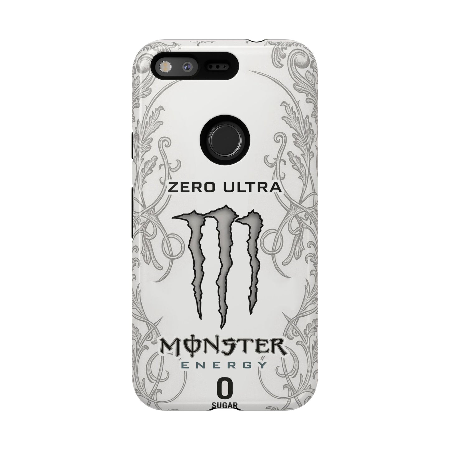 Monster White Ultra Energy Phone Case – For Samsung Galaxy & Google Pixel
