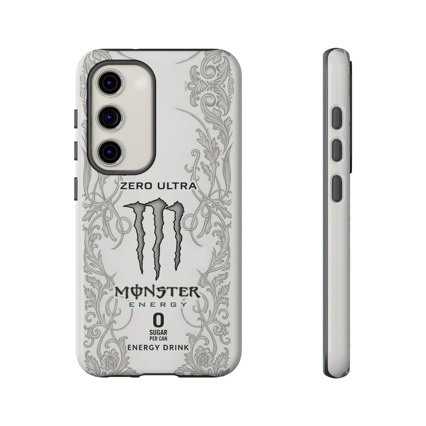 Monster White Ultra Energy Phone Case – For Samsung Galaxy & Google Pixel