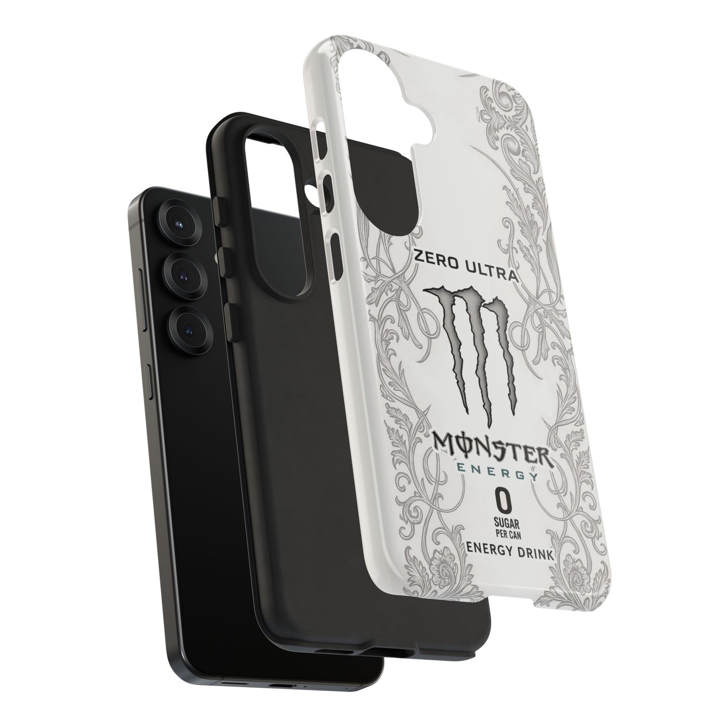 Monster White Ultra Energy Phone Case – For Samsung Galaxy & Google Pixel