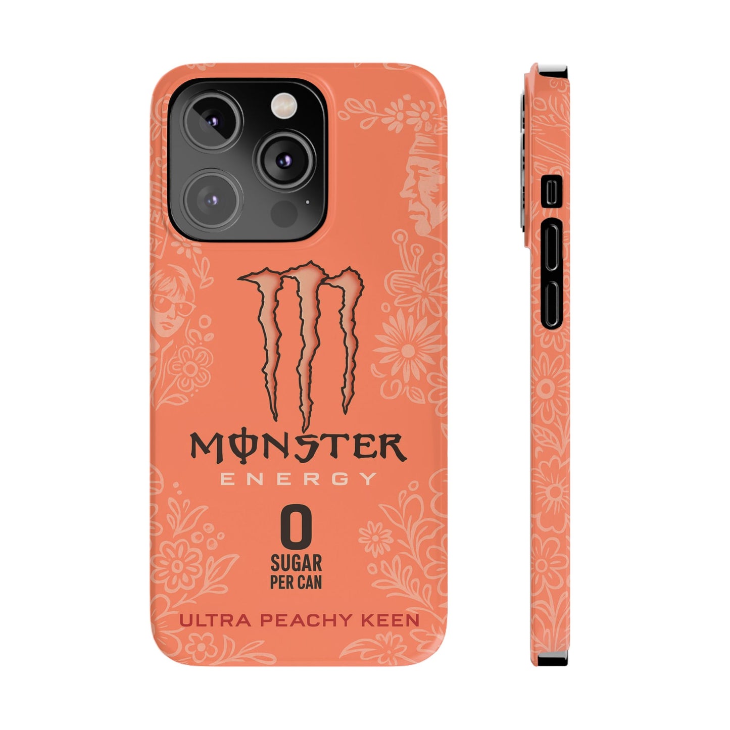 Monster Energy Ultra Peachy Keen iPhone Case - Peach Energy Drink