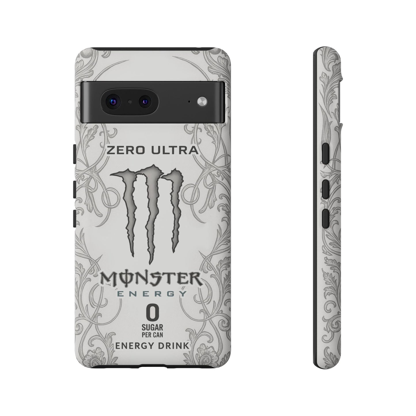 Monster White Ultra Energy Phone Case – For Samsung Galaxy & Google Pixel