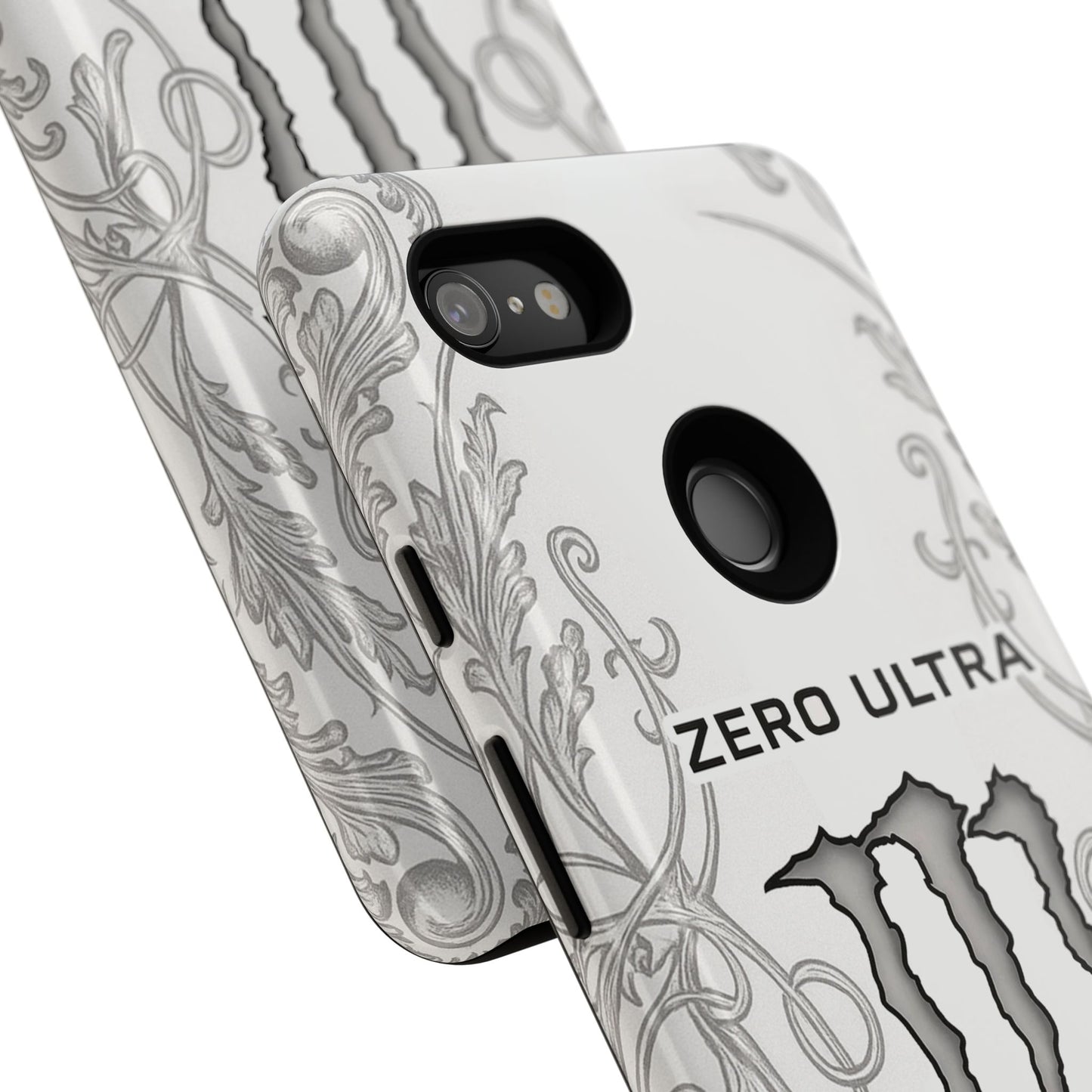 Monster White Ultra Energy Phone Case – For Samsung Galaxy & Google Pixel