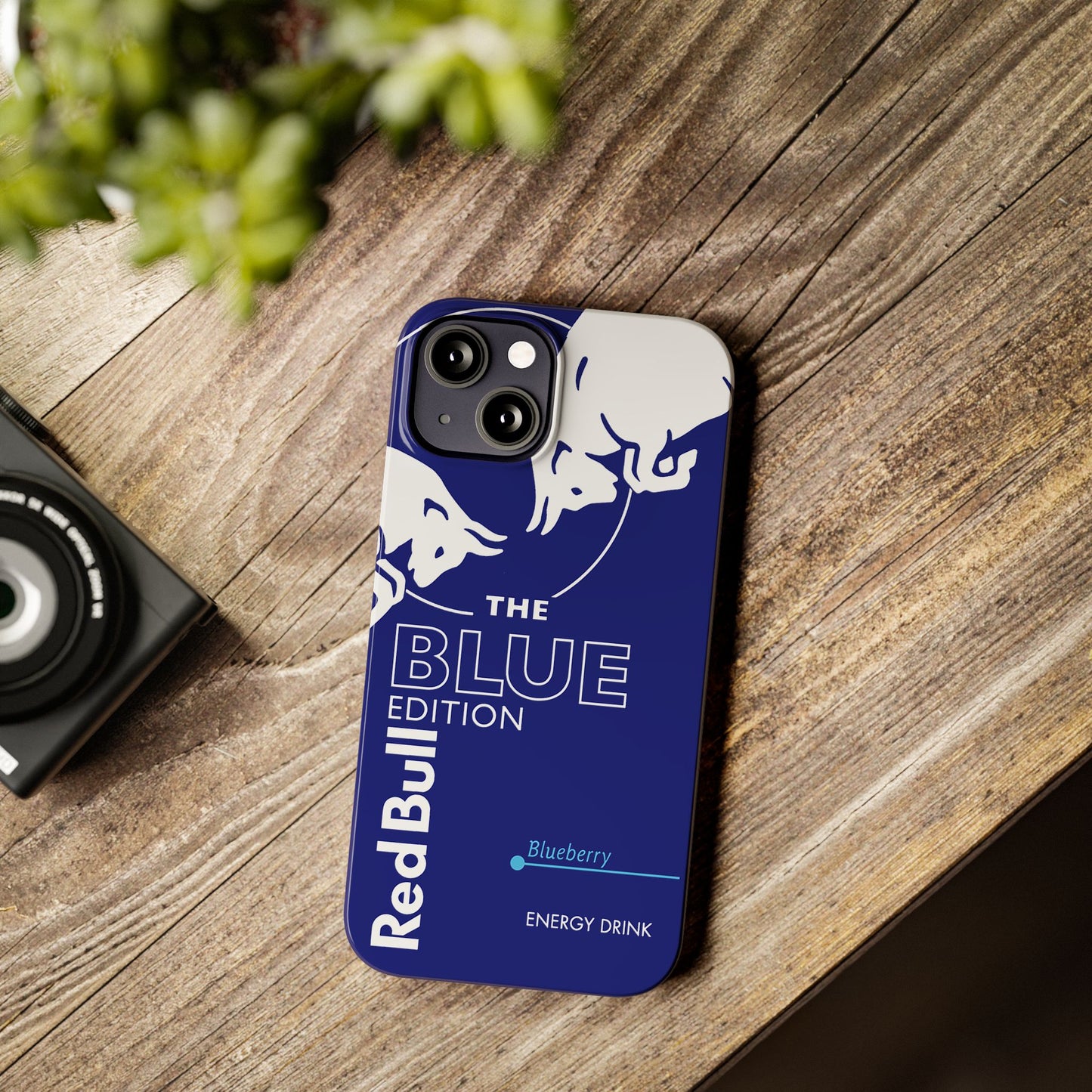 Red Bull Energy Drink iPhone Case - Blue Edition