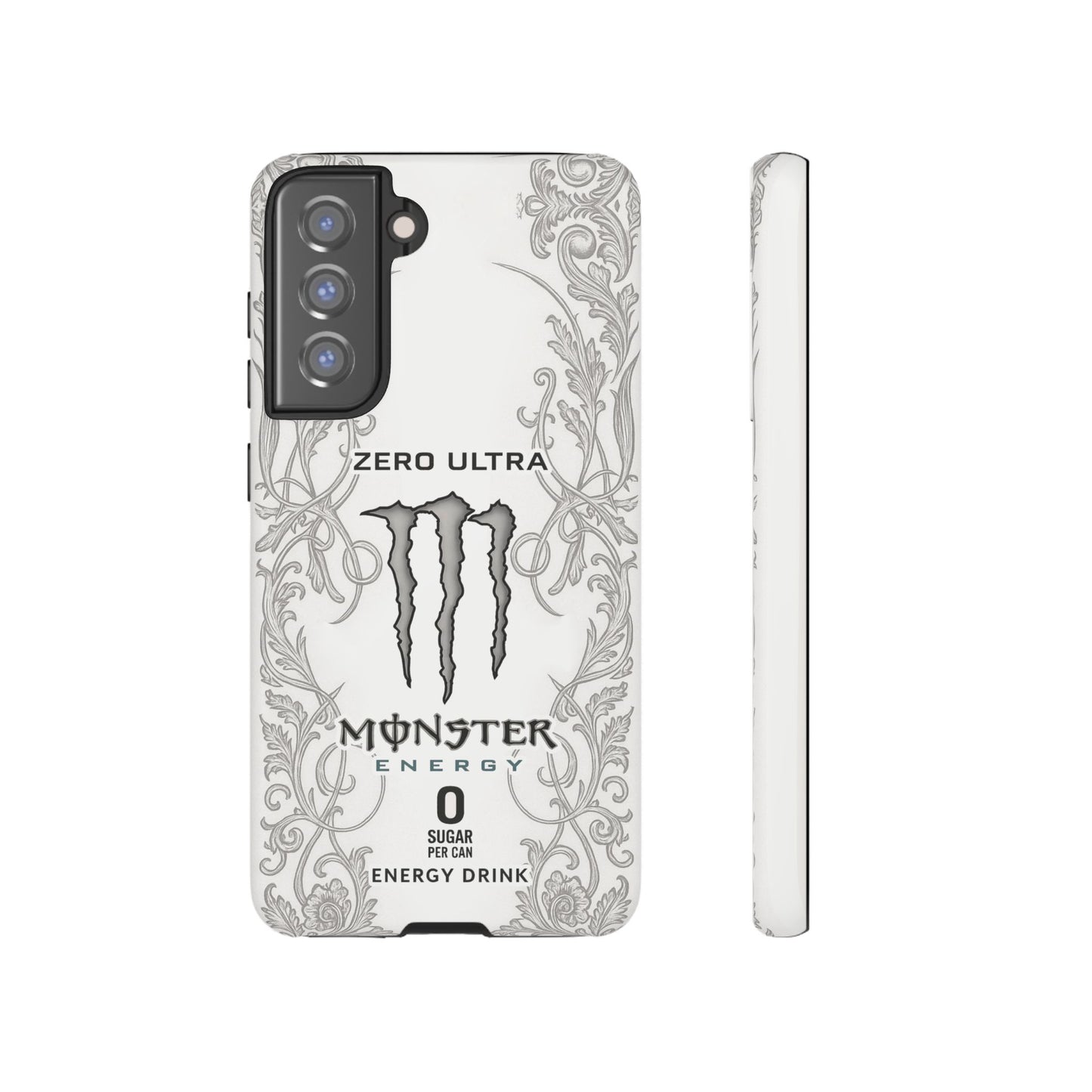 Monster White Ultra Energy Phone Case – For Samsung Galaxy & Google Pixel