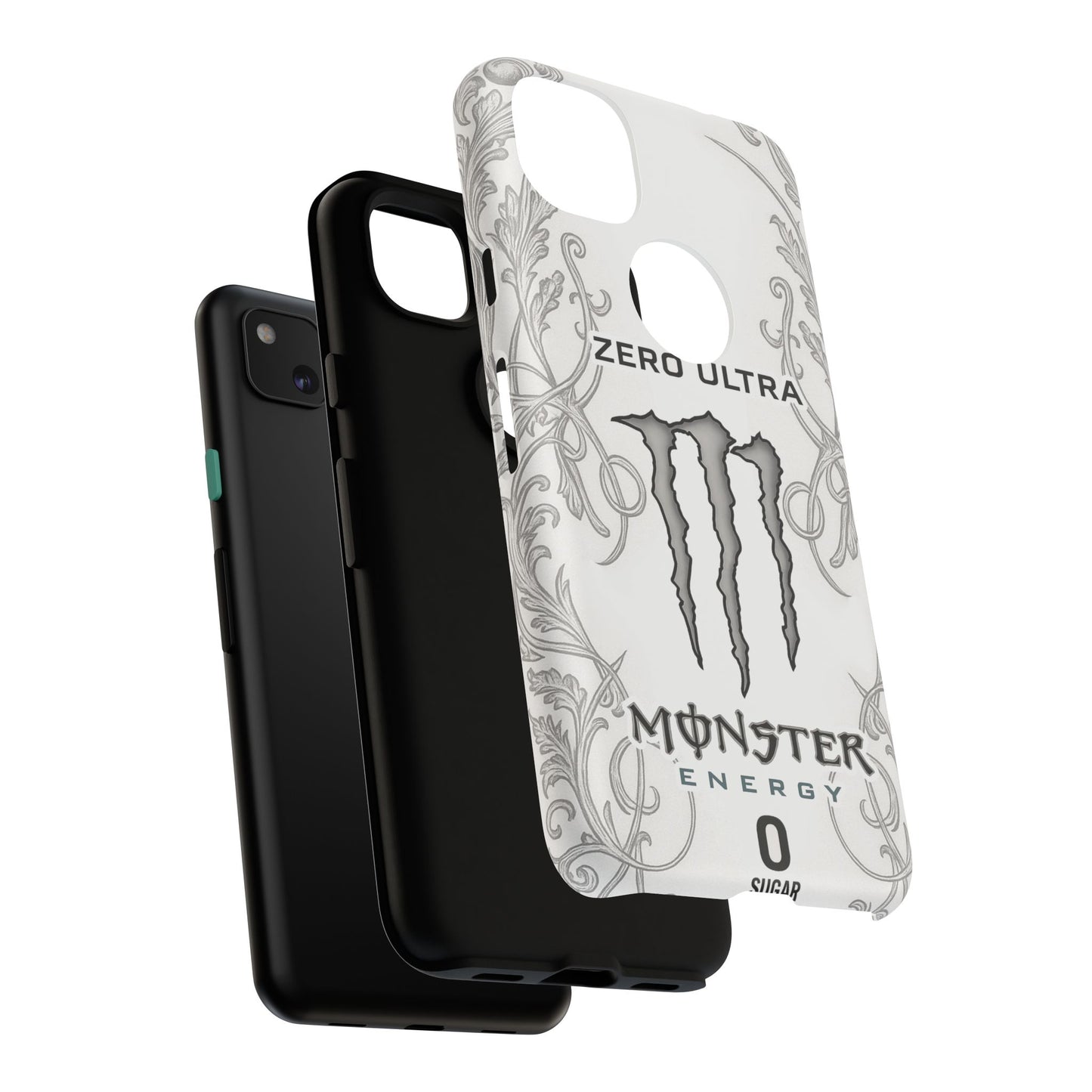 Monster White Ultra Energy Phone Case – For Samsung Galaxy & Google Pixel