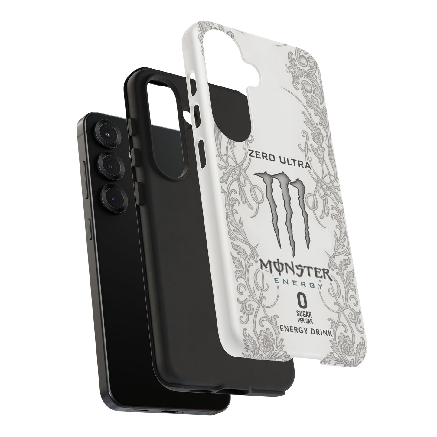 Monster White Ultra Energy Phone Case – For Samsung Galaxy & Google Pixel