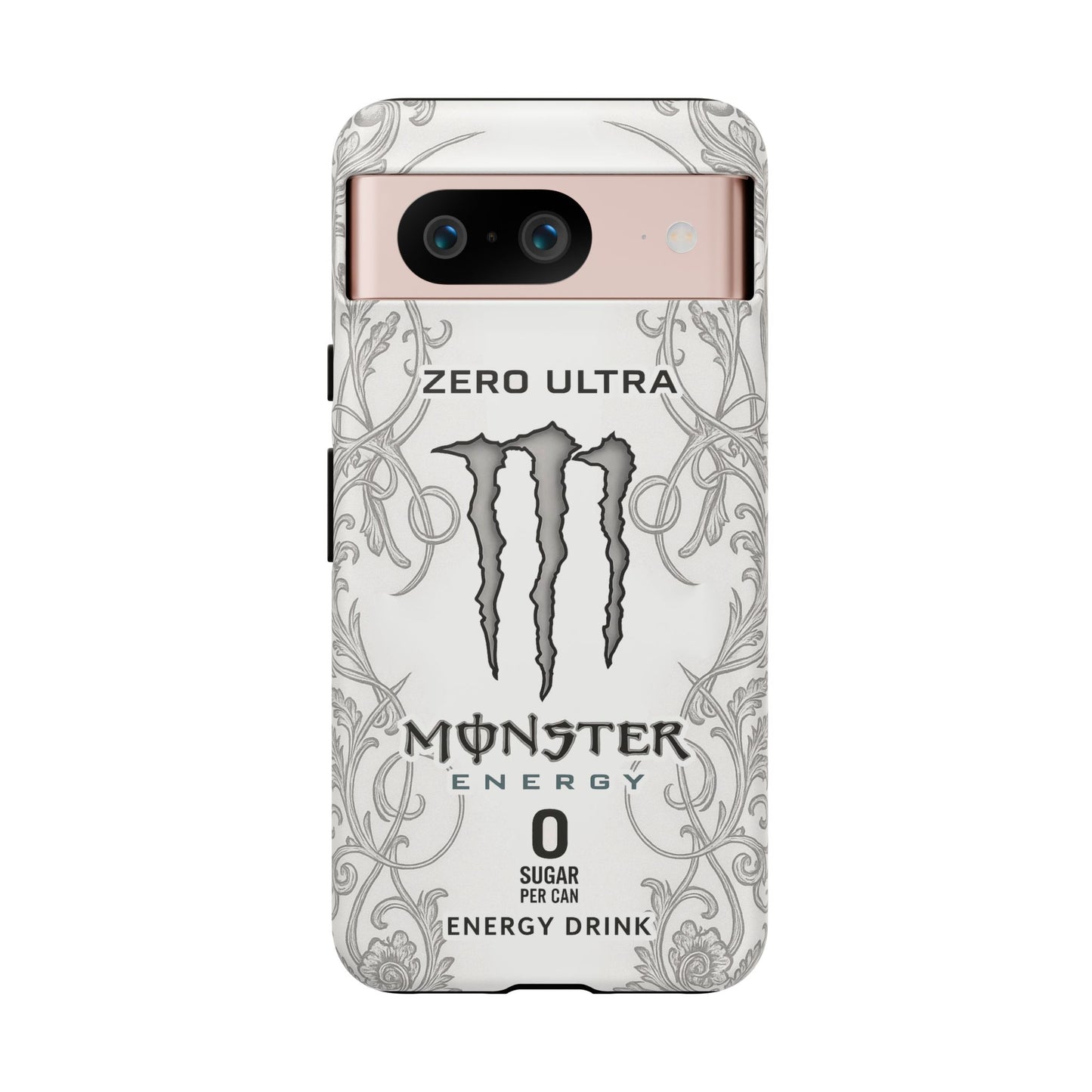 Monster White Ultra Energy Phone Case – For Samsung Galaxy & Google Pixel