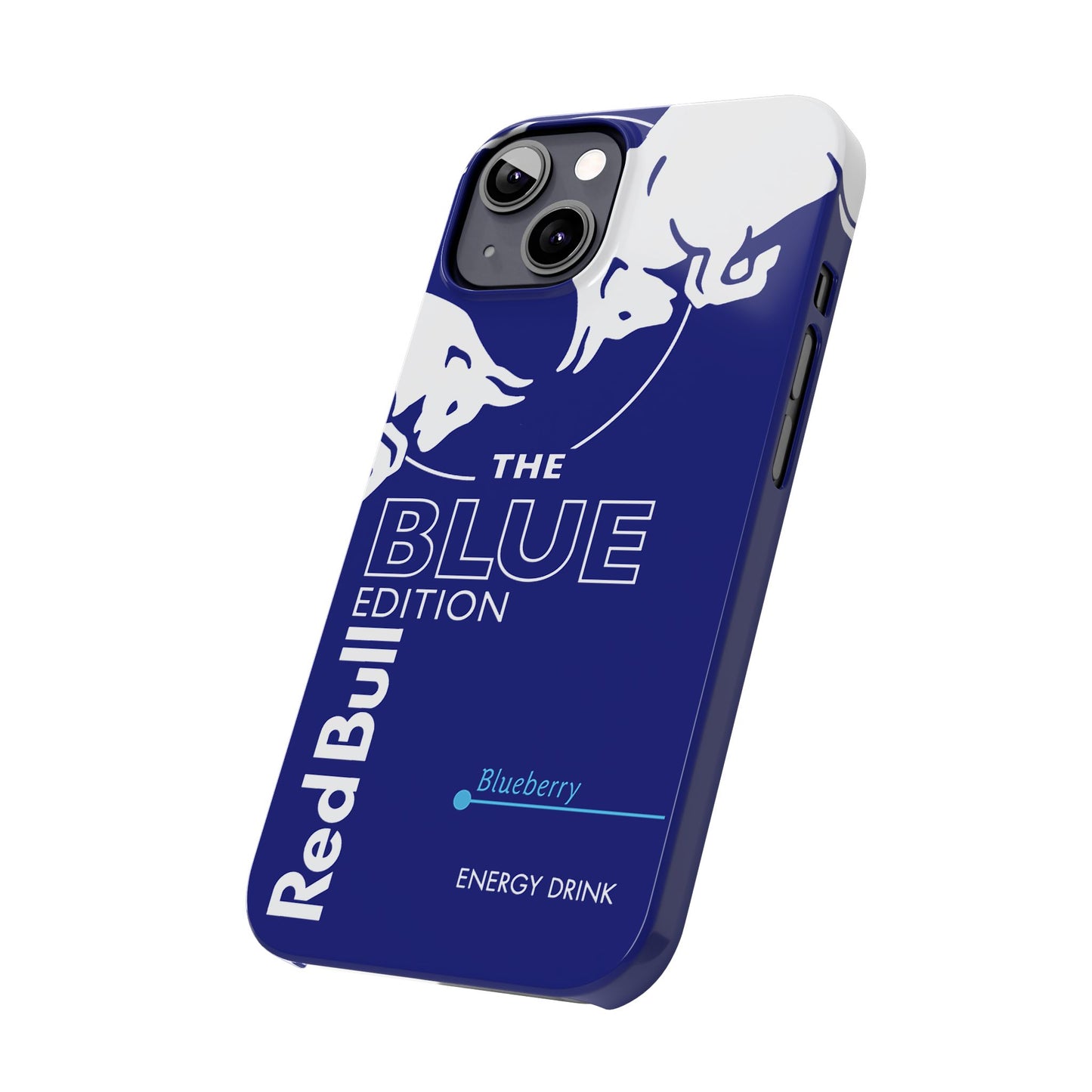 Red Bull Energy Drink iPhone Case - Blue Edition