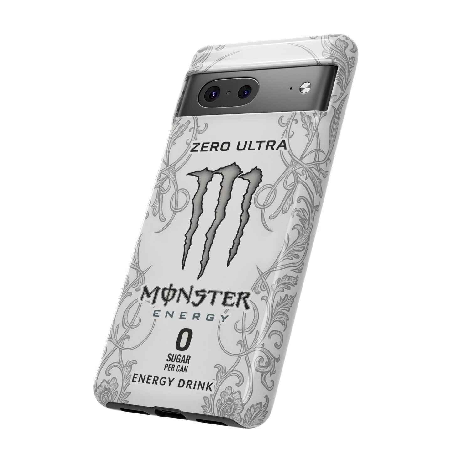 Monster White Ultra Energy Phone Case – For Samsung Galaxy & Google Pixel