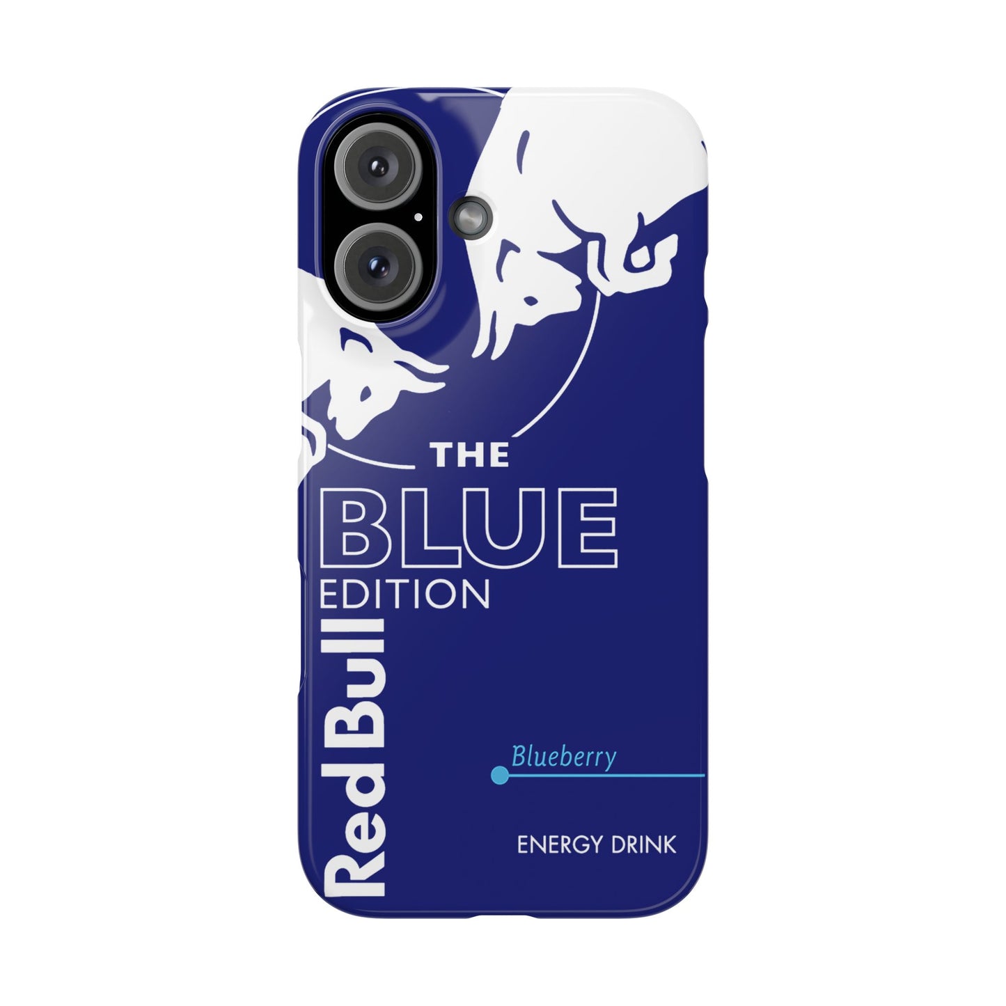 Red Bull Energy Drink iPhone Case - Blue Edition