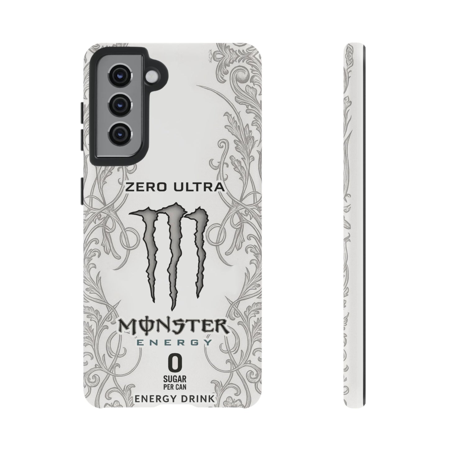 Monster White Ultra Energy Phone Case – For Samsung Galaxy & Google Pixel