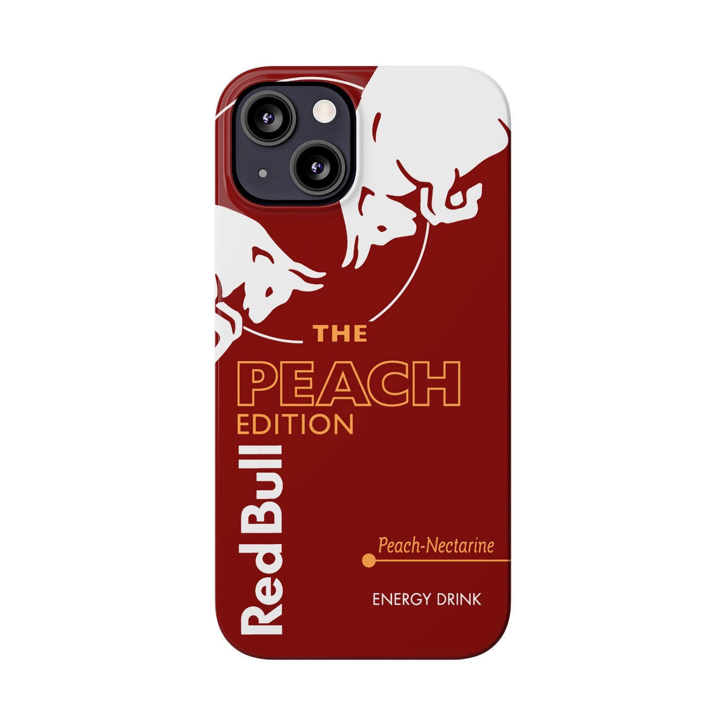 Red Bull Energy Drink iPhone Case - Peach Edition