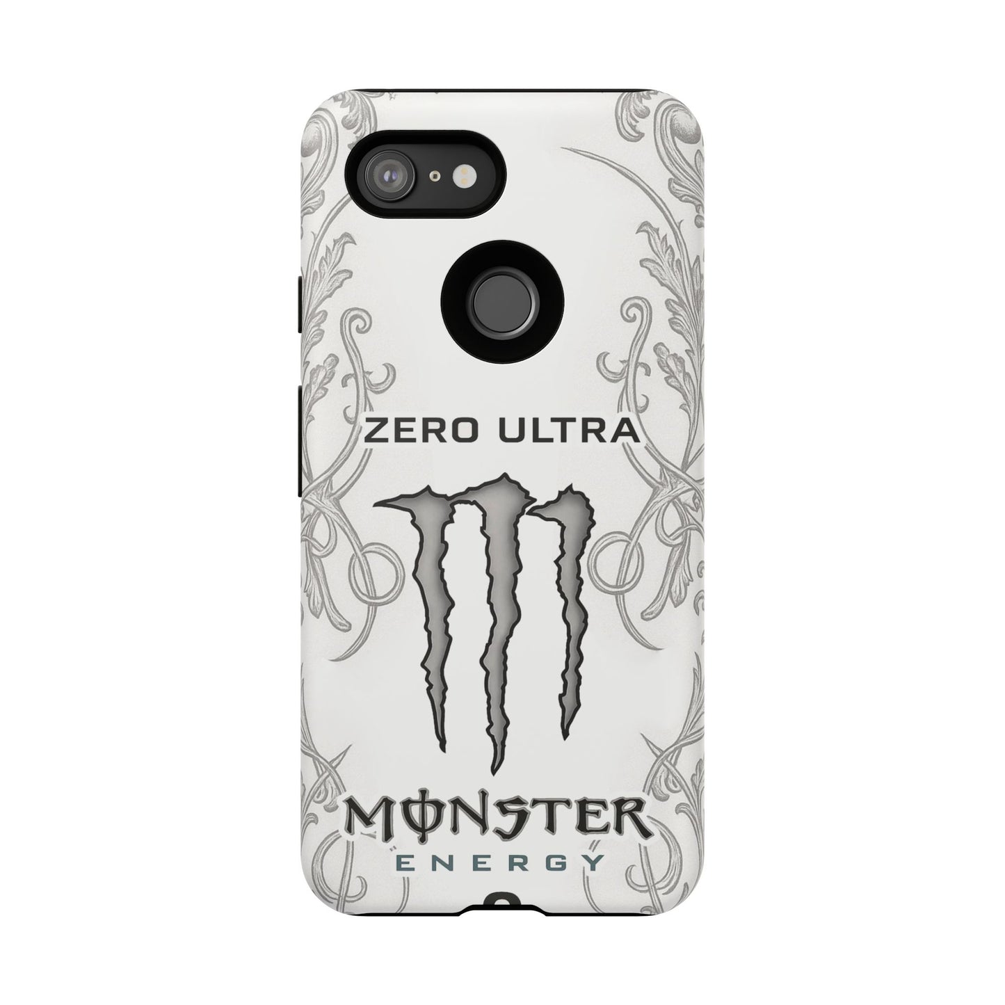Monster White Ultra Energy Phone Case – For Samsung Galaxy & Google Pixel