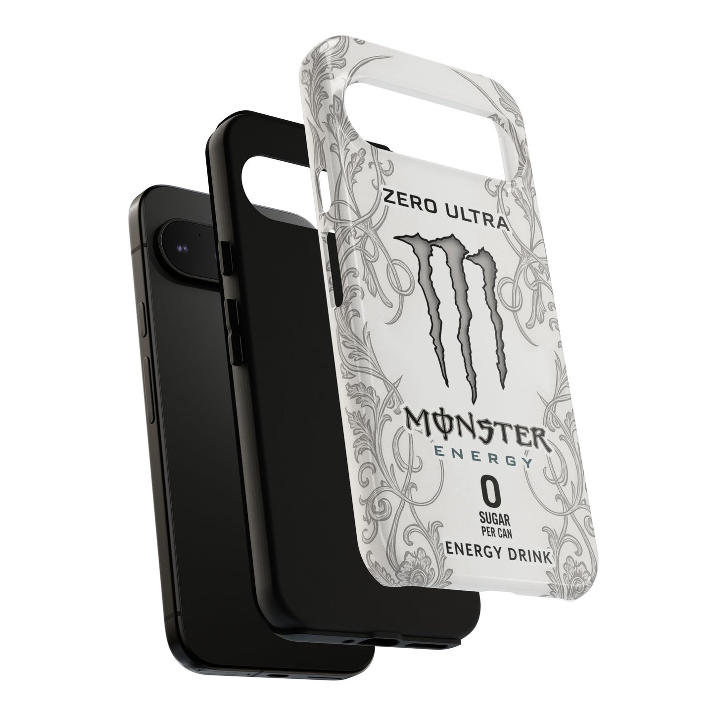 Monster White Ultra Energy Phone Case – For Samsung Galaxy & Google Pixel
