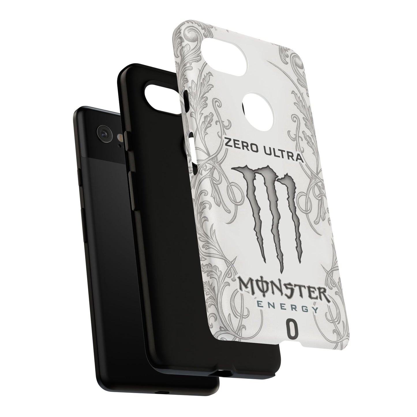 Monster White Ultra Energy Phone Case – For Samsung Galaxy & Google Pixel