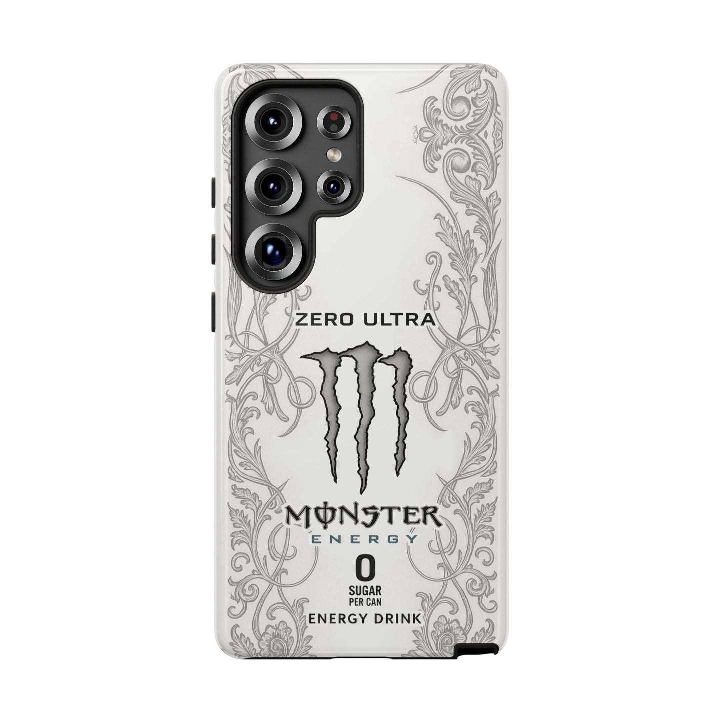 Monster White Ultra Energy Phone Case – For Samsung Galaxy & Google Pixel