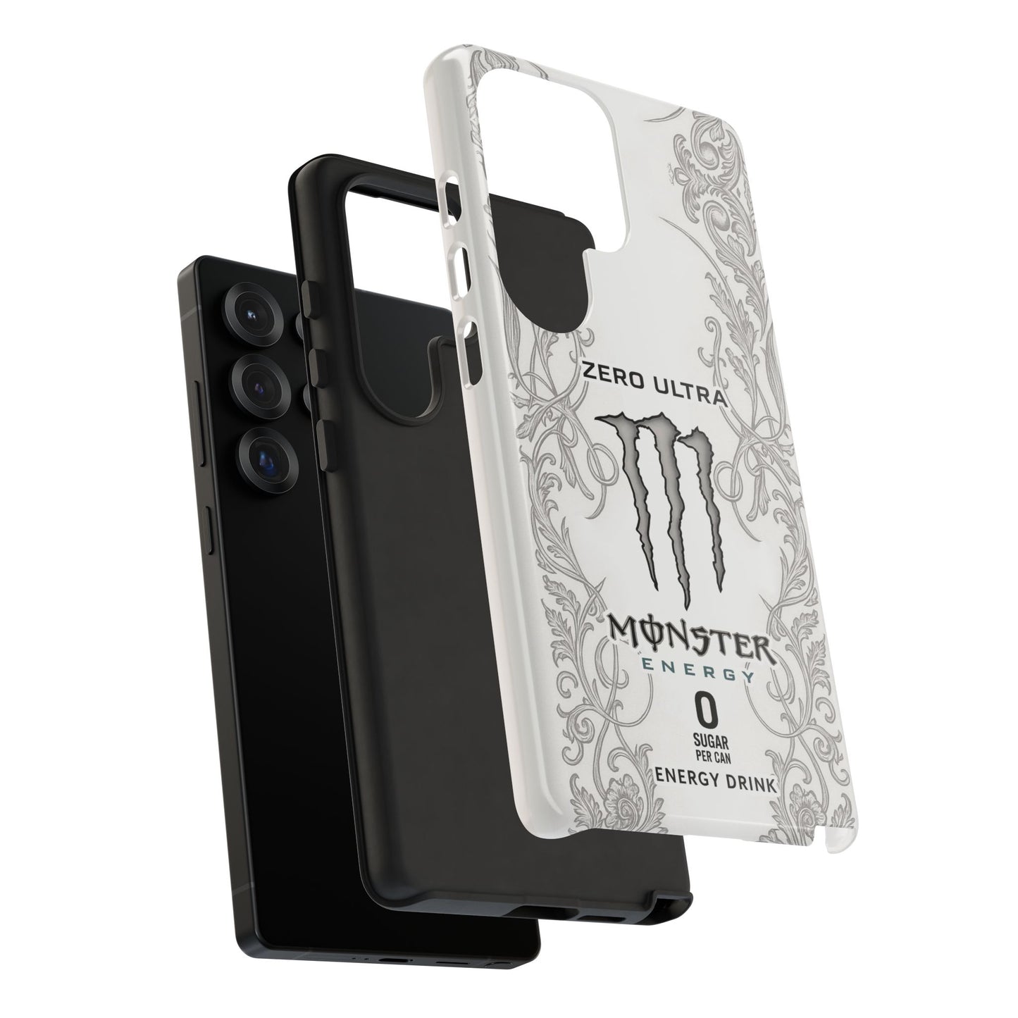 Monster White Ultra Energy Phone Case – For Samsung Galaxy & Google Pixel
