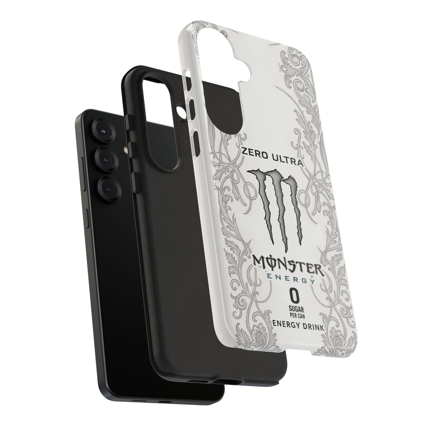 Monster White Ultra Energy Phone Case – For Samsung Galaxy & Google Pixel