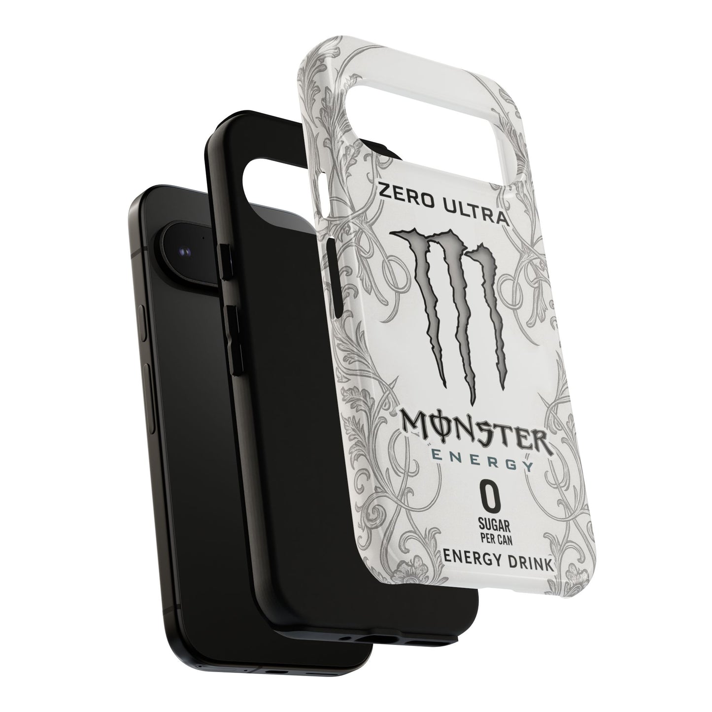 Monster White Ultra Energy Phone Case – For Samsung Galaxy & Google Pixel